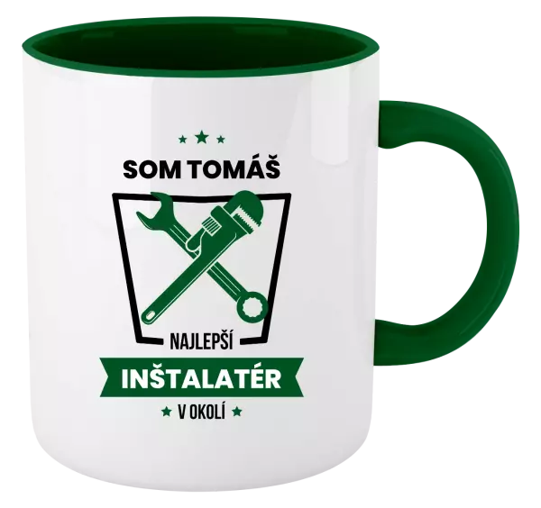 Hrnček  Najlepší v okolí - inštalatér