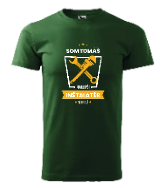 Pánske tričko Najlepší v okolí - inštalatér