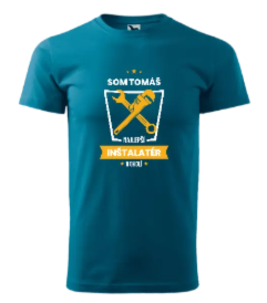 Pánske tričko Najlepší v okolí - inštalatér