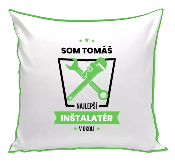 Vankúš Najlepší v okolí - inštalatér