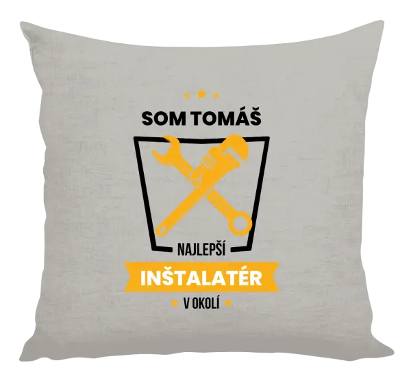 Vankúš Najlepší v okolí - inštalatér
