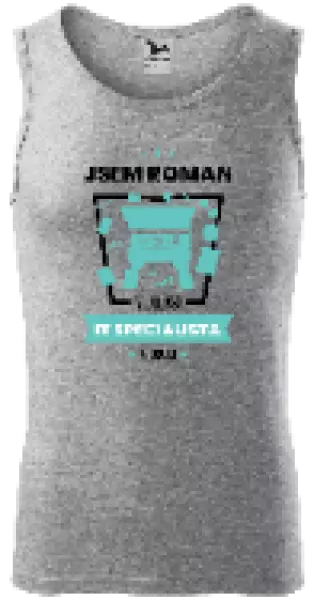 Pánske tielko Najlepší v okolí - IT špecialista