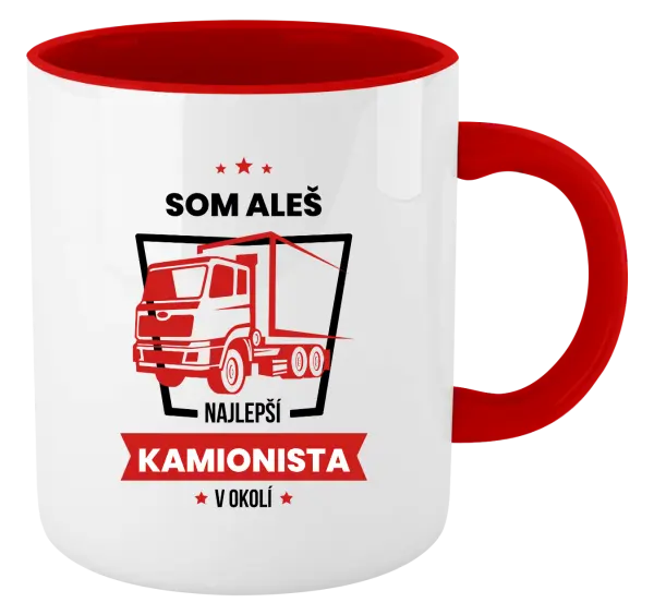 Hrnček  Najlepší v okolí - kamionista