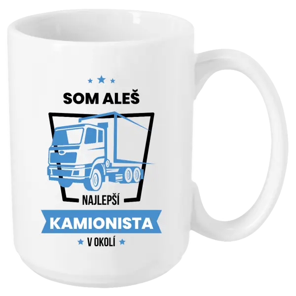 Hrnček Najlepší v okolí - kamionista
