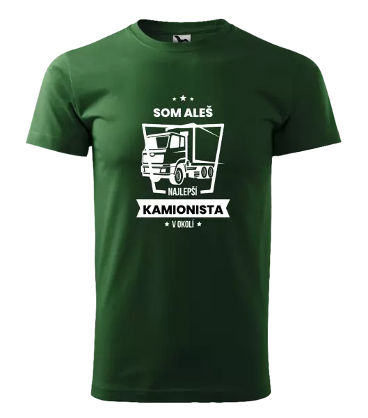 Pánske tričko Nejlepší v okolí - kamioňák