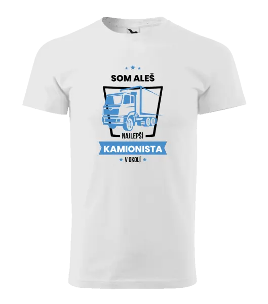Pánske tričko Nejlepší v okolí - kamioňák