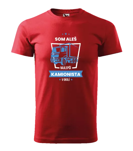 Pánske tričko Nejlepší v okolí - kamioňák