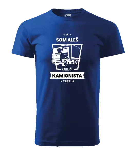 Pánske tričko Nejlepší v okolí - kamioňák