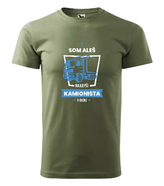 Pánske tričko Nejlepší v okolí - kamioňák