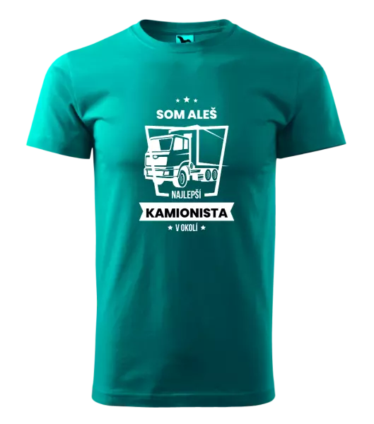Pánske tričko Nejlepší v okolí - kamioňák