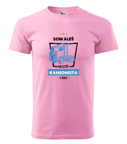 Pánske tričko Nejlepší v okolí - kamioňák