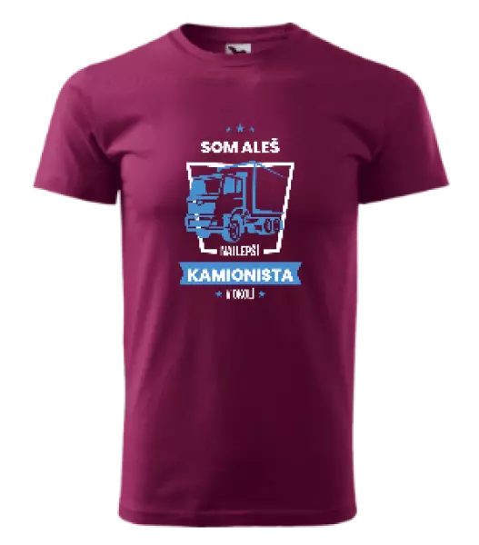 Pánske tričko Nejlepší v okolí - kamioňák