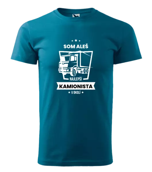 Pánske tričko Nejlepší v okolí - kamioňák