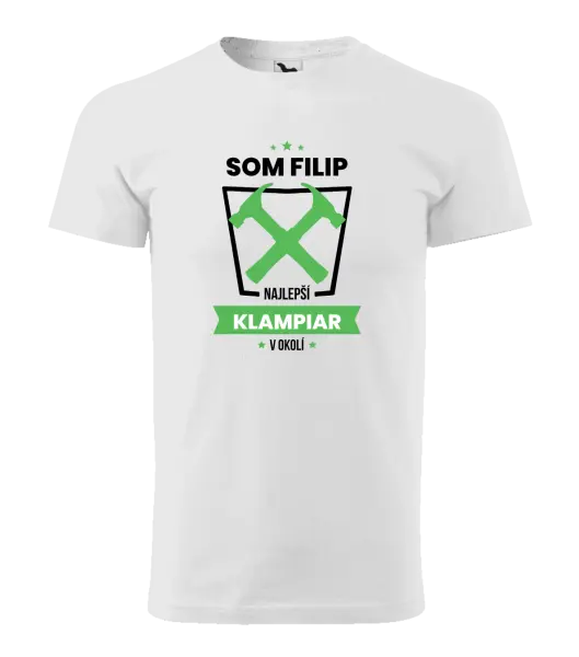 Pánske tričko Nejlepší v okolí - klempíř - kopie