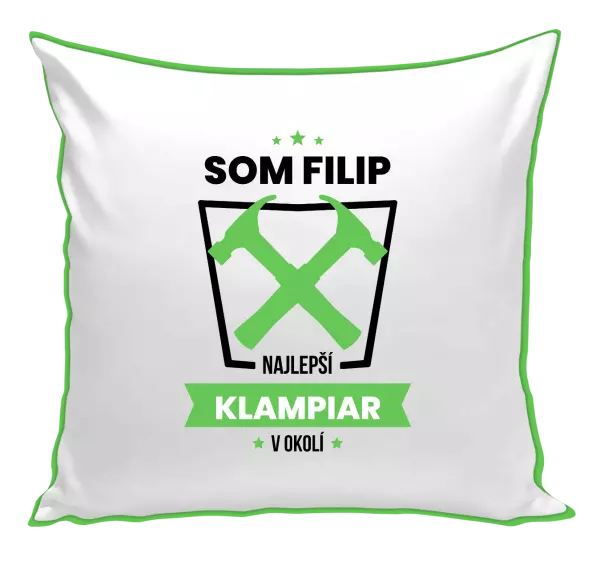 Vankúš Nejlepší v okolí - klempíř - kopie
