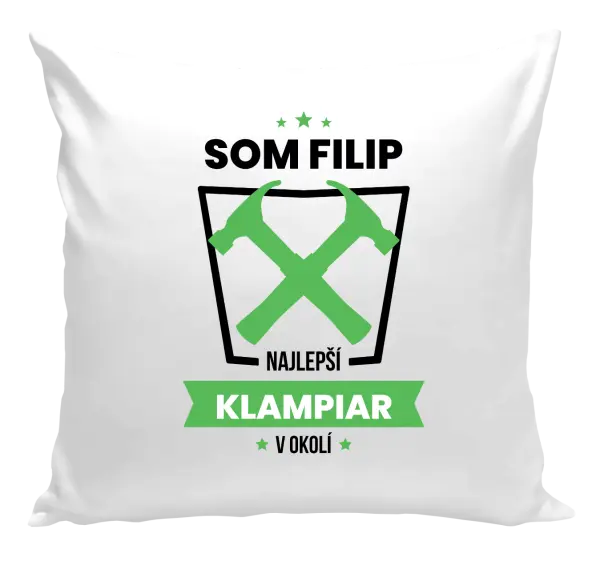 Vankúš Najlepší v okolí - klampiar