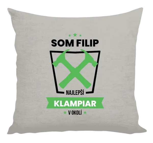 Vankúš Nejlepší v okolí - klempíř - kopie