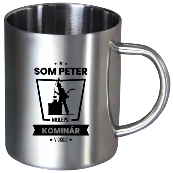 Nerezový hrnček Najlepší v okolí - kominár