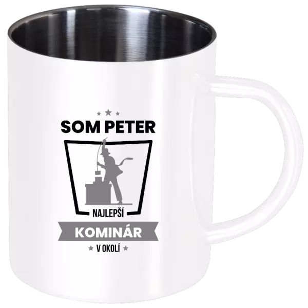 Nerezový hrnček Najlepší v okolí - kominár
