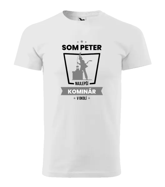 Pánske tričko Najlepší v okolí - kominár