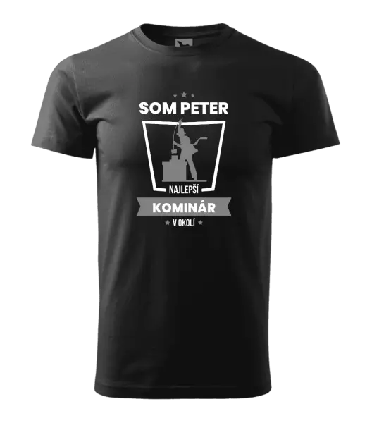 Pánske tričko Najlepší v okolí - kominár