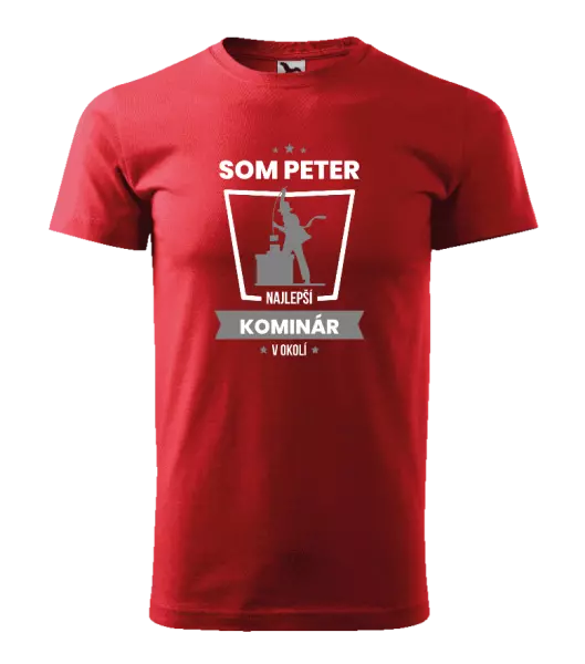 Pánske tričko Najlepší v okolí - kominár
