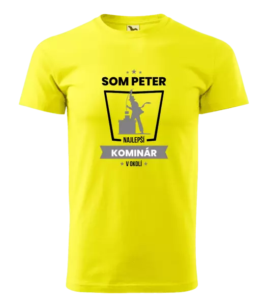 Pánske tričko Najlepší v okolí - kominár