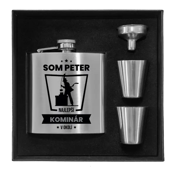 Ploskačka v krabičke Najlepší v okolí - kominár