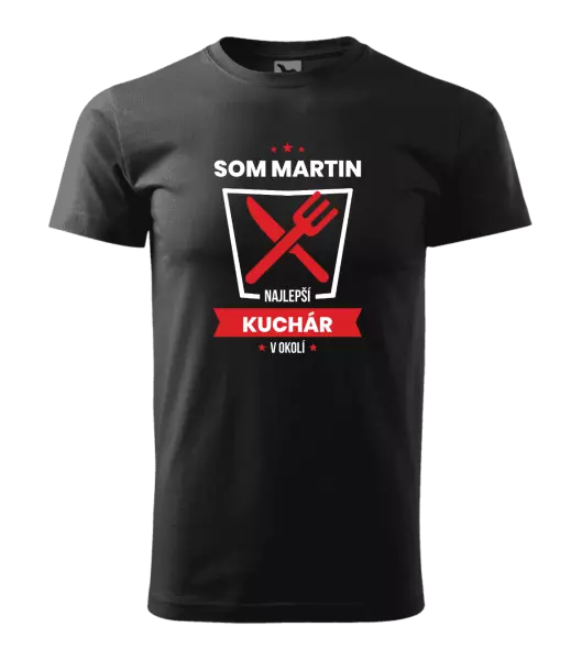Pánske tričko Nejlepší v okolí - kuchař - kopie