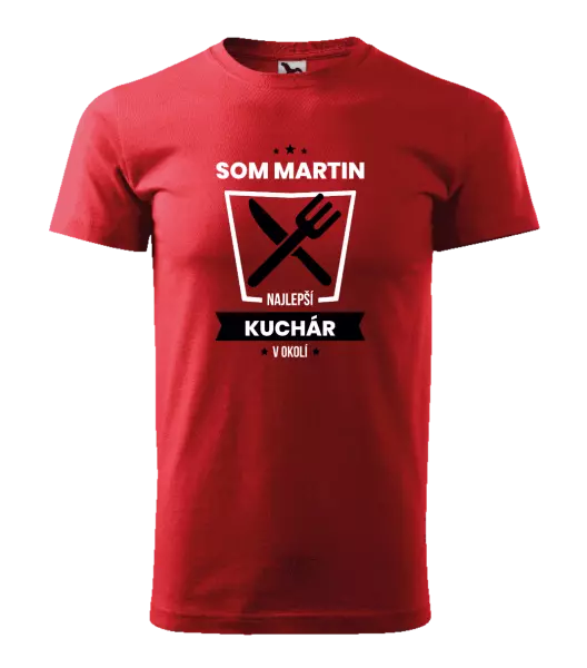 Pánske tričko Nejlepší v okolí - kuchař - kopie