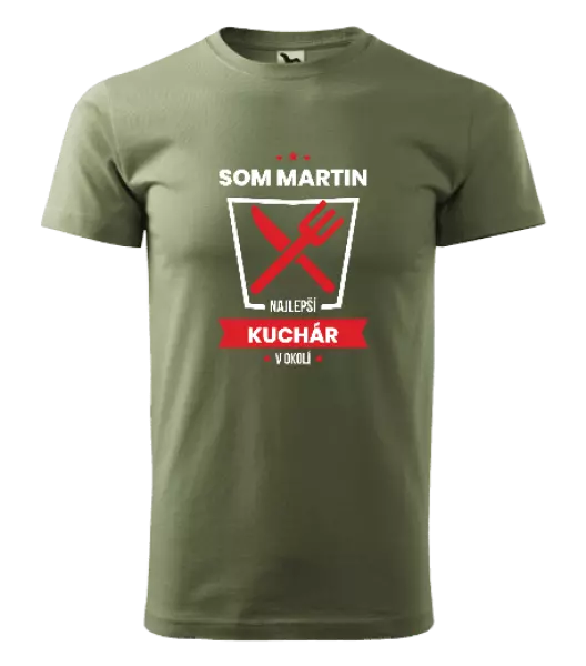 Pánske tričko Nejlepší v okolí - kuchař - kopie