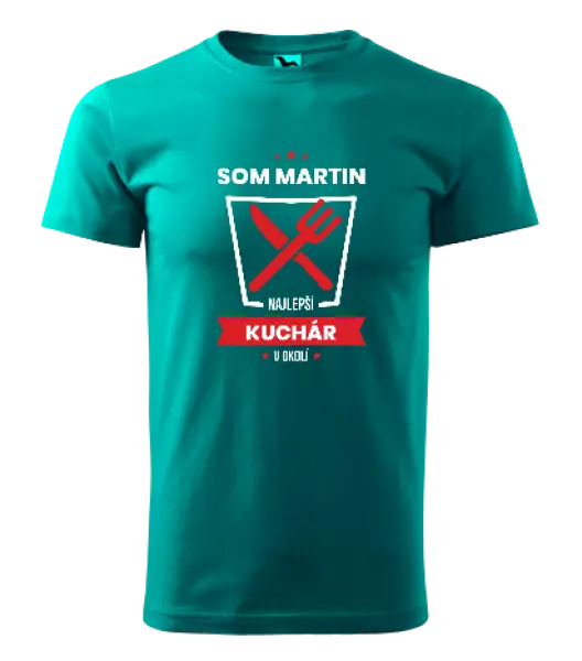 Pánske tričko Nejlepší v okolí - kuchař - kopie