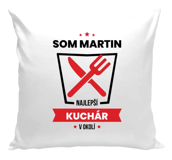 Vankúš Nejlepší v okolí - kuchař - kopie