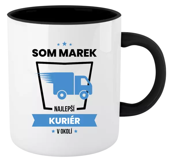 Hrnček  Najlepší v okolí - kuriér