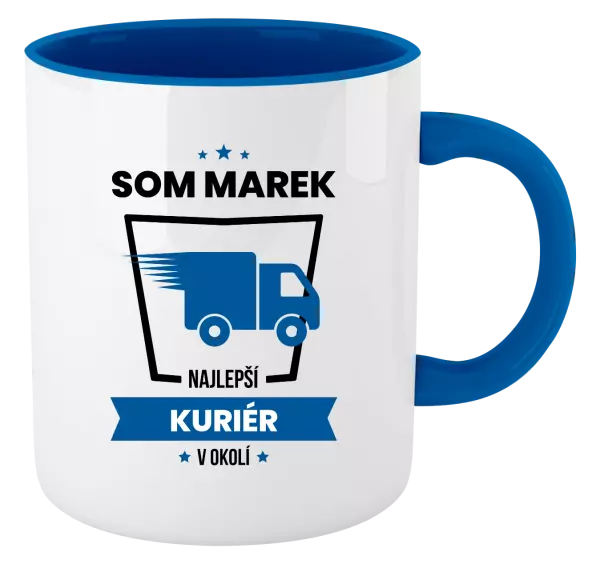 Hrnček  Najlepší v okolí - kuriér