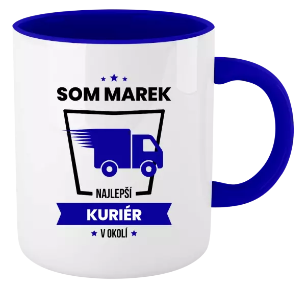 Hrnček  Najlepší v okolí - kuriér