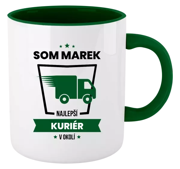 Hrnček  Najlepší v okolí - kuriér