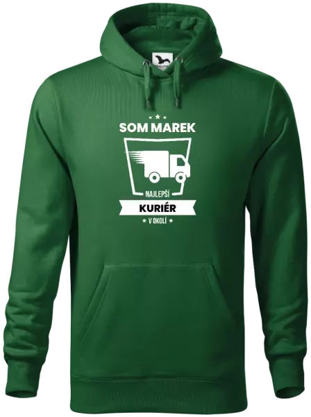 Pánska mikina Najlepší v okolí - kuriér