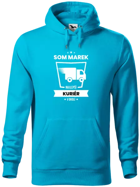 Pánska mikina Najlepší v okolí - kuriér