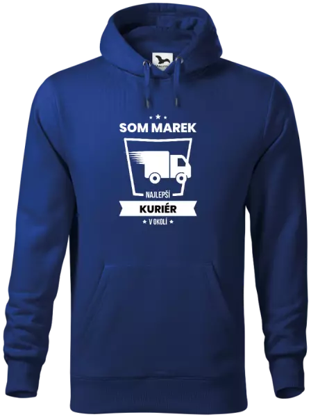 Pánska mikina Najlepší v okolí - kuriér
