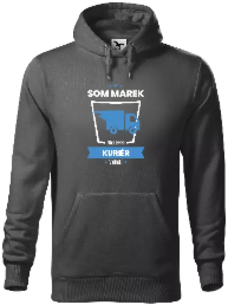 Pánska mikina Najlepší v okolí - kuriér