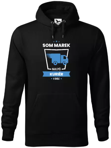 Pánska mikina Najlepší v okolí - kuriér
