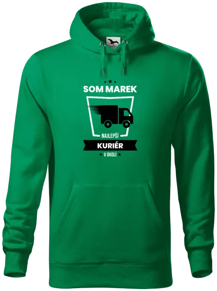 Pánska mikina Najlepší v okolí - kuriér