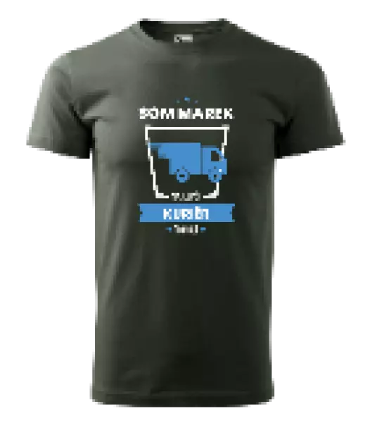 Pánske tričko Najlepší v okolí - kuriér