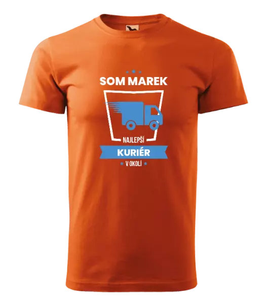 Pánske tričko Najlepší v okolí - kuriér