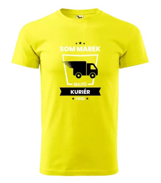Pánske tričko Najlepší v okolí - kuriér