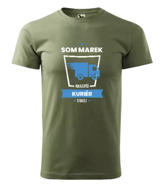 Pánske tričko Najlepší v okolí - kuriér