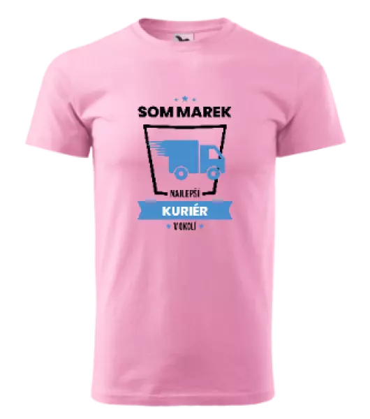 Pánske tričko Najlepší v okolí - kuriér