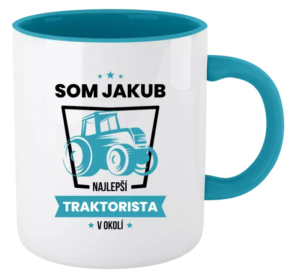 Hrnček  Nejlepší v okolí - traktorista - kopie