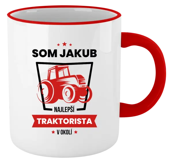 Hrnček Nejlepší v okolí - traktorista - kopie